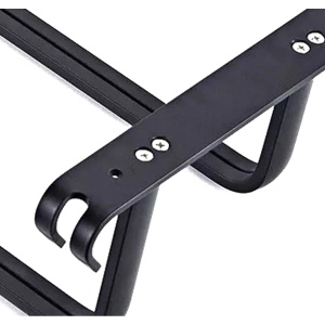 Suport de prosoape pentru baie tip "Mansarda" din aluminiu, lungime 60 cm, culoare Negru Mat - Img 5