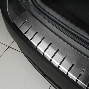 Folie protectie portbagaj in doua straturi, Crom si Aluminiu Polisat 83 x 7,5cm - Img 3