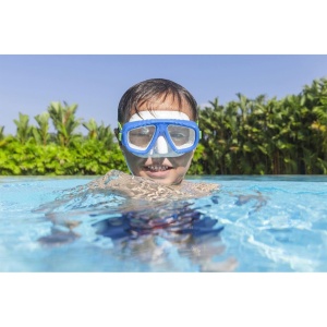 Ochelari de tip Masca pentru inot si scufundari, pentru copii, varsta 3+, culoare Albastru - Img 7