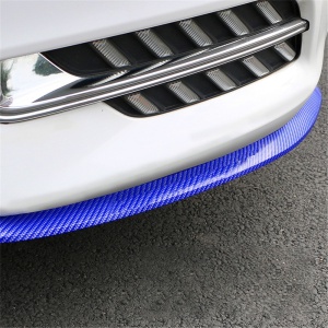 Protectie spoiler, prelungire bara fata/spate din cauciuc, culoare CARBON Albastru - Img 1