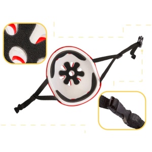 Set Protectie pentru copii, 7 piese, model SKATEBOARD, culoarea Rosie - Img 4