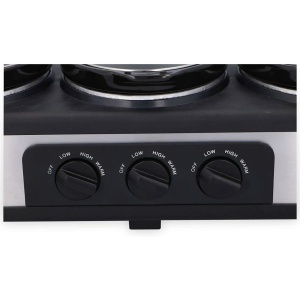 Aparat de gatit cu 3 boluri de 1,3l cu gatire lenta "Dunlop Slow Cooker XL" - Img 5