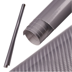 Folie colantare auto Carbon 5D Lacuit Argintiu (3,0m x 1,52m) - Img 2