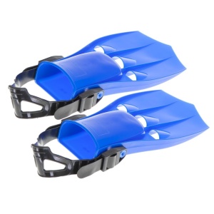 Labe de Inot si Scufundari, marime S (17-20cm), culoare Albastra - Img 1