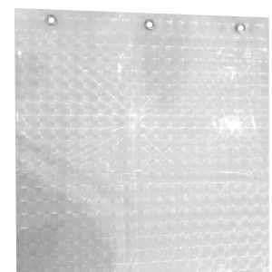 Perdea de dus semitransparenta din PEVA, dimensiune 180 x 180 cm - Img 4