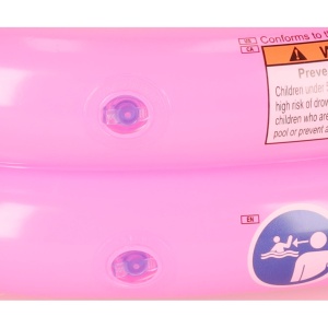 Piscina Gonflabila pentru copii, model MINI, culoare Roz, diametru 61 cm - Img 4