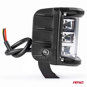 Proiector LED pentru Off-Road, ATV, SSV, culoare 6500K, cu doua functii, tensiune 9 - 36V, dimensiune, 110 x 75 mm - Img 5