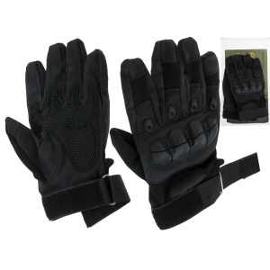 Manusi Tactice cu elemente de protectie, marime XL, cu destinatie Moto, ATV, SSV, QUAD, culoare Neagra - Img 7