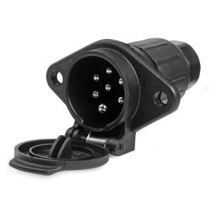 Priza remorca cu 7 PIN, Tip N, tensiune 24V, destinatie TIR, Camion - Img 1