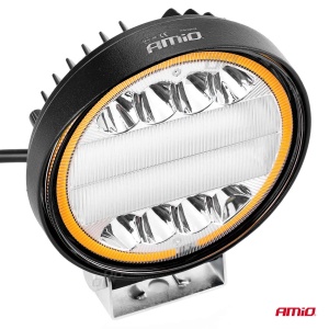 Proiector LED pentru Off-Road, ATV, SSV, cu functie de semnalizare, culoare 6500K, 3360 lm, tensiune 9 - 36V, diametru Ø110 mm - Img 4