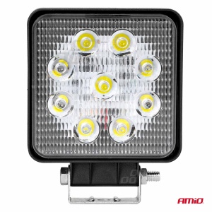Proiector LED pentru Off-Road, ATV, SSV, culoare 6500K, LED FLOOD,, tensiune 9 - 36V, dimensiune, 110 x 110 mm - Img 3