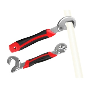 Set 2 chei universale multifunctionale de tip "carlig", din metal rezistent, 9-32mm, AVX-AG476A - Img 5