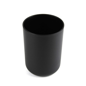 Set Elegant pentru baie format din 6 piese, ABS + lemn, culoare negru/maro - Img 4
