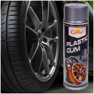 Spray Vopsea Cauciucata pentru Jante, culoare Argintiu, 400ml, Champion Color - Img 1