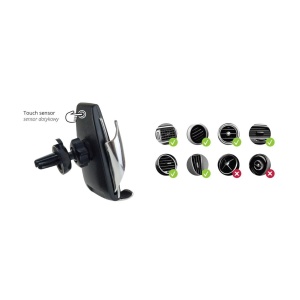 Suport auto inteligent pentru telefon cu incarcare wireless PHW-01 - Img 3