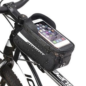Suport Telefon IMPERMEABIL tip Geanta, montaj pe Motocicleta sau Bicicleta - Img 1