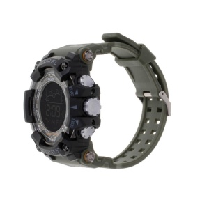 Ceas Militar pentru barbati, SMAEL, impermeabil, afisaj LED, culoare Verde - Img 4
