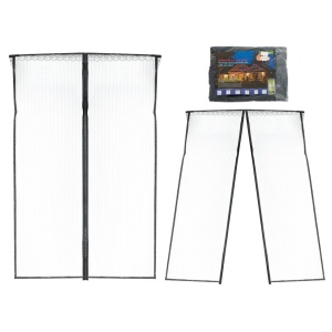 Plasa de tantari magnetica pentru usa, dimensiune 85 x 210 cm - Img 2