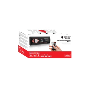 Player Auto dimensiune 1DIN, 4 x 50W, model 7011A, cu Radio, MP3, AUX, Card, Telecomanda - Img 5