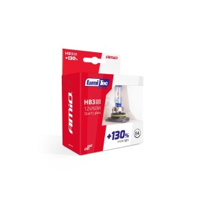 Set becuri cu halogen HB3 12V 60W LumiTec LIMITED + 130% DUO BOX - Img 2