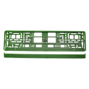 Suport numar inmatriculare din plastic, calitate Premium, culoare VERDE - Img 2