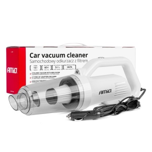 Aspirator Auto PREMIUM, fara sac, cu filtru HEPA, alimentare 12V, putere 60W, vacuum 5kPa - Img 1