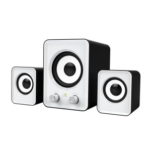 Boxe Stereo 2.1 cu conectare USB & Jack, putere 5W + 2 x 3W - Img 1
