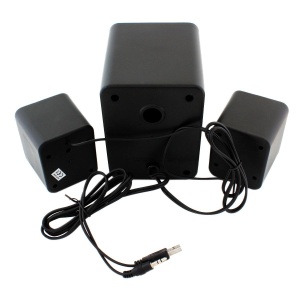 Boxe Stereo 2.1 cu conectare USB & Jack, putere 5W + 2 x 3W - Img 4