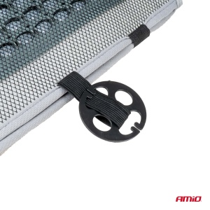 Husa scaun auto cu bile de masaj si suport lombar, dimensiuni 97 x 44 cm, culoare Gri - Img 4