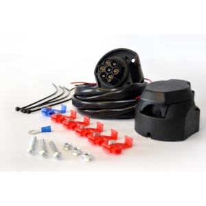 Kit cablaj pentru montaj carlig remorca, priza cu 7 pini, lungime cablu 1,5m - Img 2