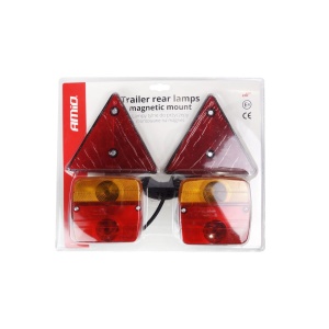 Lampi spate cu magnet pentru remorca 02095 - Img 2
