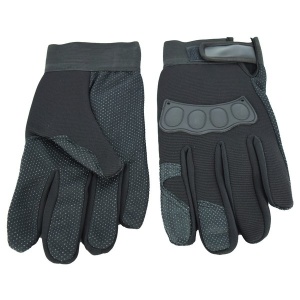 Manusi cu elemente de protectie, cu destinatie Moto, ATV, SSV, QUAD, culoare Neagra - Img 2