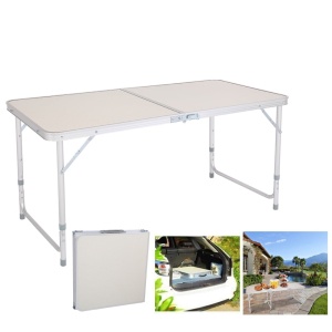 Masa Pliabila din aluminiu cu blat MDF pentru picnic, dimensiune 120 x 60 cm - Img 3