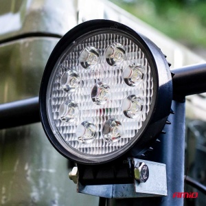 Proiector LED pentru Off-Road, ATV, SSV, culoare 6500K, LED FLOOD, 27W, tensiune 9 - 36V, diametru Ø110 mm - Img 2