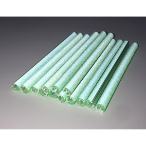 Set 12 ornamente din material reflectorizant pentru spite bicicleta, culoare verde - Img 2