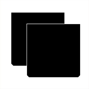 Set 2 buc. Aparatori Noroi din cauciuc de tip VAN (26 x 26cm) - Img 1