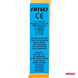 Set 2 x Chingi de asigurare marfa cu retractare automata, 200kg, dimensiune 18mm x 2m, model S-TYPE, AVX-AM03323 - Img 6