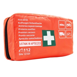 Trusa de prim ajutor auto, 17 piese, DIN 13164 - Img 1