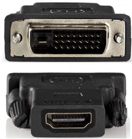 Adapter HDMI ženski na muški DVI-D Dual Link muški M24+1 pin Nedis CVBW34912AT