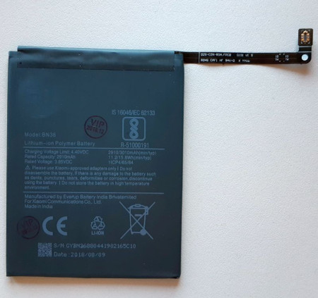 Baterija BN36 za Xiaomi Mi A2, Xiaomi Mi 6X, M1804D2SE, M1804D2SG, M1804D2SC