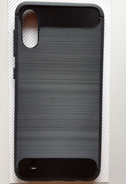 TPU maska BRUSHED za Samsung SM-M105F, Galaxy M10 (6.2"), crna
