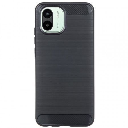 TPU maska BRUSHED za Xiaomi Redmi A1 2022, Redmi A2 2023 (6.52") crna