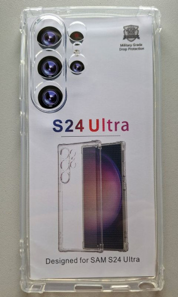 TPU maska CLEAR STRONG za SAMSUNG SM-S928B, Galaxy S24 Ultra 2024 (6.8") providna