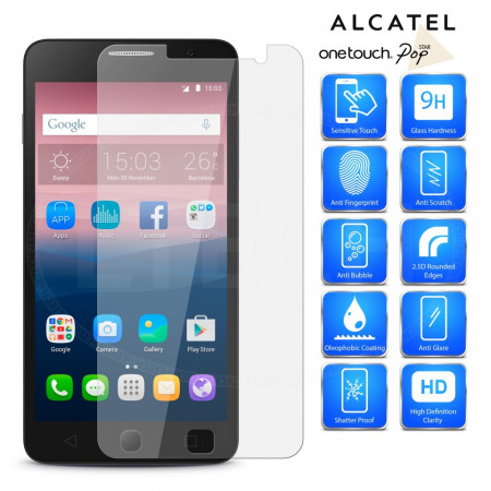 Zaštitno Kaljeno staklo Tempered Glas za OT-5022X Alcatel Pop Star 3G 2015 (5") RAVNO