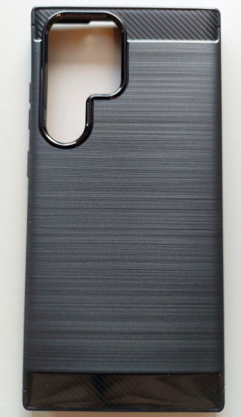TPU maska BRUSHED za SAMSUNG SM-S918B, Galaxy S23 Ultra 2023 (6.8") CRNA