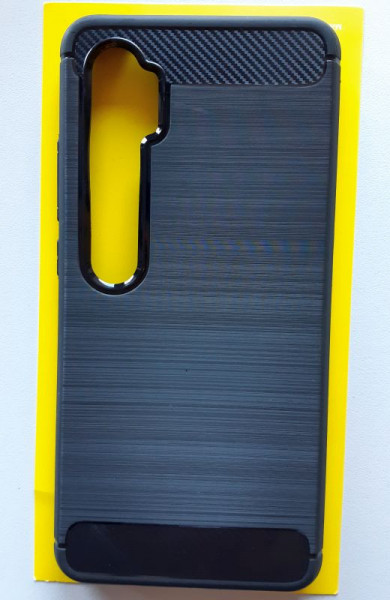 TPU maska BRUSHED za Xiaomi Mi Note 10, Mi Note 10 PRO 2019 (6.47") crna