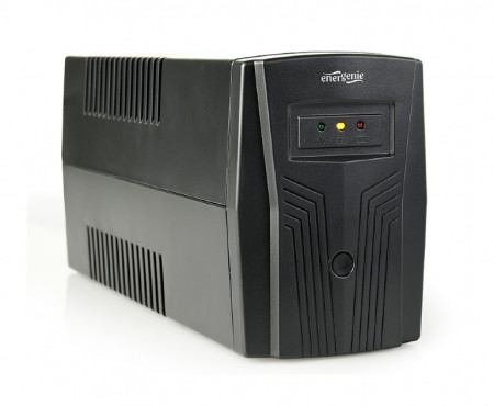 UPS Gembird EG-UPS-B650 650VA 390W AVR UPS, 2 x Shuko output sockets, black