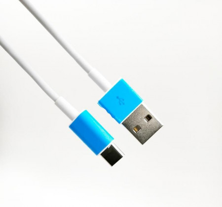 Kabl USB A 2.0 na Type C, punjenje i prenos podataka, 20 cm