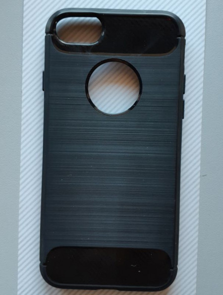 Maska BRUSHED za iPhone 7, iPhone 8 (4.7") crna