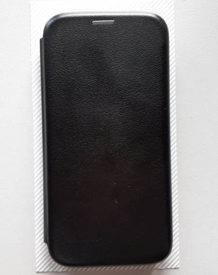 Preklopna futrola LEATHER za Samsung SM-G973F Galaxy S10 2019 (6.1"), crna